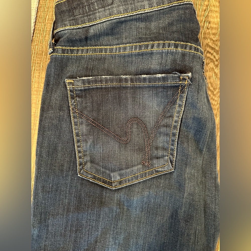Citizens of Humanity Dita Petite Bootcut Dark Denim size 27